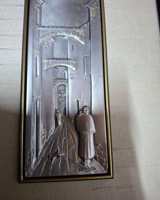 Ottaviani quadro argento vintage