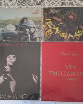 RENATO ZERO e MINA 33 giri in vinile da Collezione