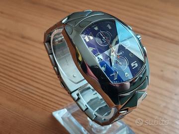 Chronotech 7468M Cronografo Acciaio Quadrante Blu