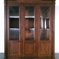 Libreria stile classica tre ante in legno massello