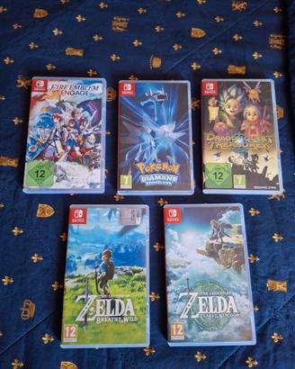 Lotto 5 giochi Nintendo Switch
