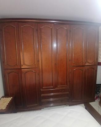 camera da letto in legno 