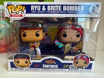 Funko Pop! Games Ryu e Brite Bomber Fortnite