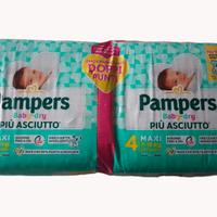 Pampers taglia 4 (48 pannolini) e 5