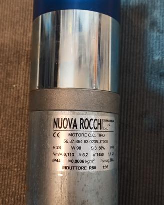 Motoriduttore 24V Nuova Rocchi Riduttore R80 90w