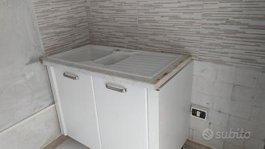 lavandino cucina bianco 