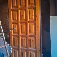 portoncino blindato  legno 