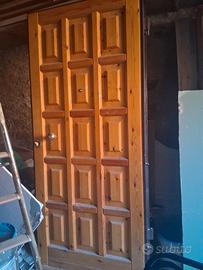 portoncino blindato  legno 