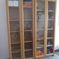 Mobile Libreria BILLY IKEA Vetrina Faggio