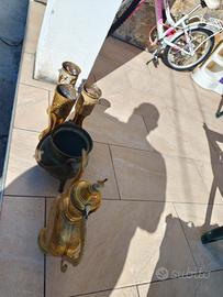 bossoli decorati paiolo bronzo 