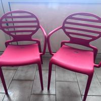 Coppia di sedie Cokka di Scab Design