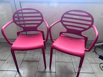 Coppia di sedie Cokka di Scab Design