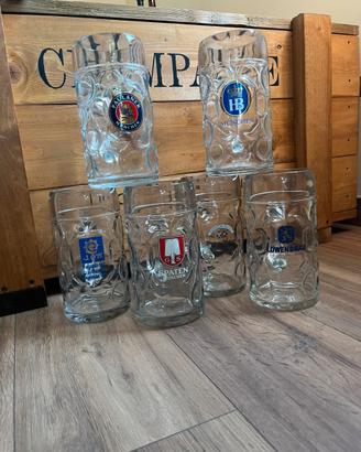 Set bicchieri birra oktoberfest
