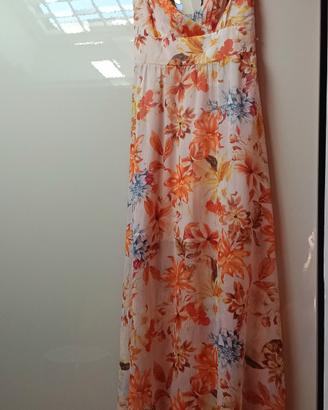 vestito Guess S, floreale, scollo V 