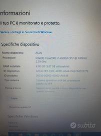 Notebook i7 ASUS