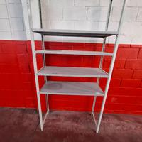 SCAFFALI MODULARI 15 METRI LINEARI A 9 RIPIANI