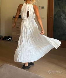abito lungo di lino