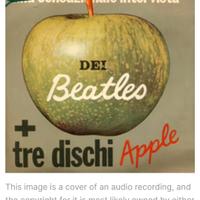 copertina 45 giri dei Beatles " una sensazionale i