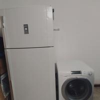 frigorifero Sharp e lavasciuga Candy 10kg