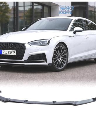 SPOILER LIP AUDI A5 F5 16-19 LOOK S LINE NERO LUCI