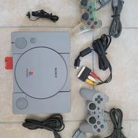 PS1 PlayStation 1 Console Sony con Joystick Grigio