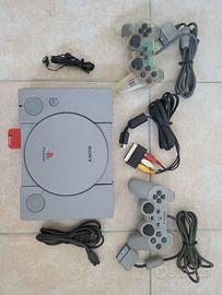 PS1 PlayStation 1 Console Sony con Joystick Grigio