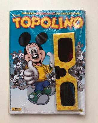 TOPOLINO n. 3.522 CON OCCHIALI 3D PERFETTO BLISTER