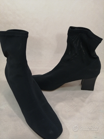 Polacchetti in tessuto blu 41 1/2