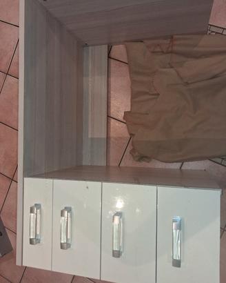 scrivania con 4 cassetti per camera bimbe ragazze