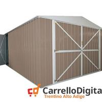 Box auto in Acciaio lamiera 360x514 18mq tortora