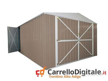 Box auto in Acciaio lamiera 360x514 18mq tortora