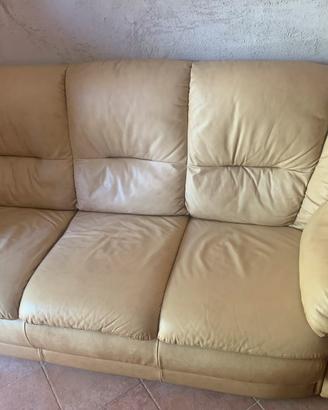Divano in pelle 3 posti