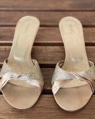 Scarpe eleganti tacco basso n.37
