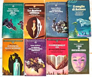 Lotto 16 libri fantascienza OSCAR MONDADORI+URANIA