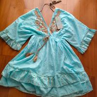 vestito 👗 turchese tg unica 