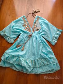 vestito 👗 turchese tg unica 