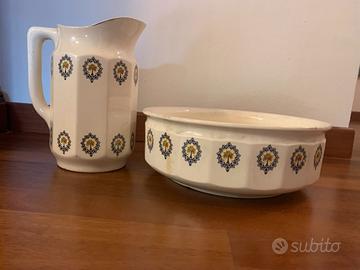 BROCCA E CATINO ORIGINALI DELL'EPOCA