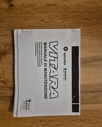 Manuale manutenzione Suzuki Vitara