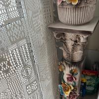 Collona con vaso ceramica dí Bassano