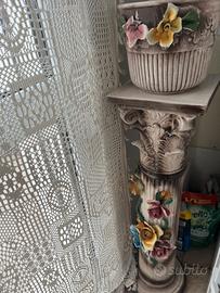 Collona con vaso ceramica dí Bassano