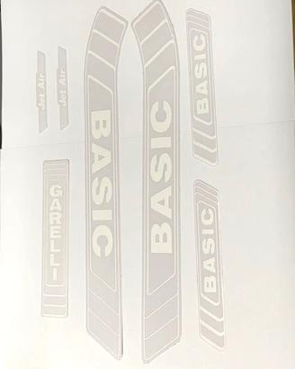 kit completo ADESIVI GARELLI BASIC trasparente e B