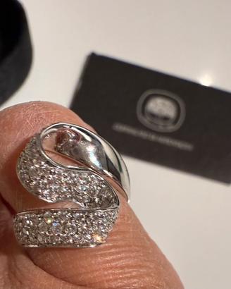 Anello Alfieri & St.John in oro bianco e diamanti