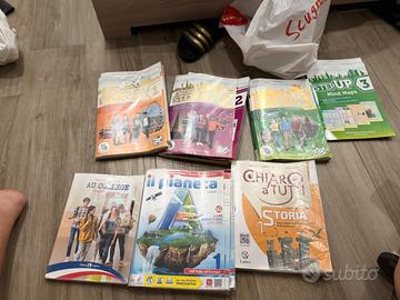 libri scuola media 1º anno,2º anno,3º anno