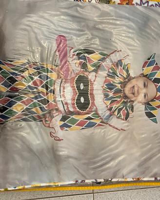 COSTUME VESTITO CARNEVALE ARLECCHINO