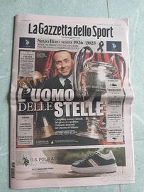 GAZZETTA 13 GIUGNO 2023 SILVIO BERLUSCONI
