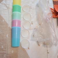 Bicchieri alti con tappo Vintage Tupperware 