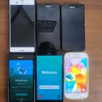 Lotto 6 smartphone in buone condizioni