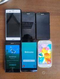 Lotto 6 smartphone in buone condizioni