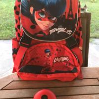 zaino + portamonete + ombrello Miraculous LadyBug