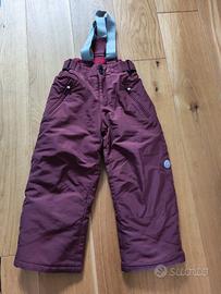 salopette sci  neve bambino 6 anni 